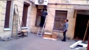 падение кондиционера.3gp