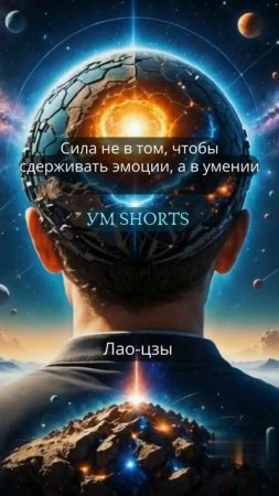 «Сила не в том, чтобы сдерживать эмоции, а в умении их преобразовывать» — Лоа-цзы