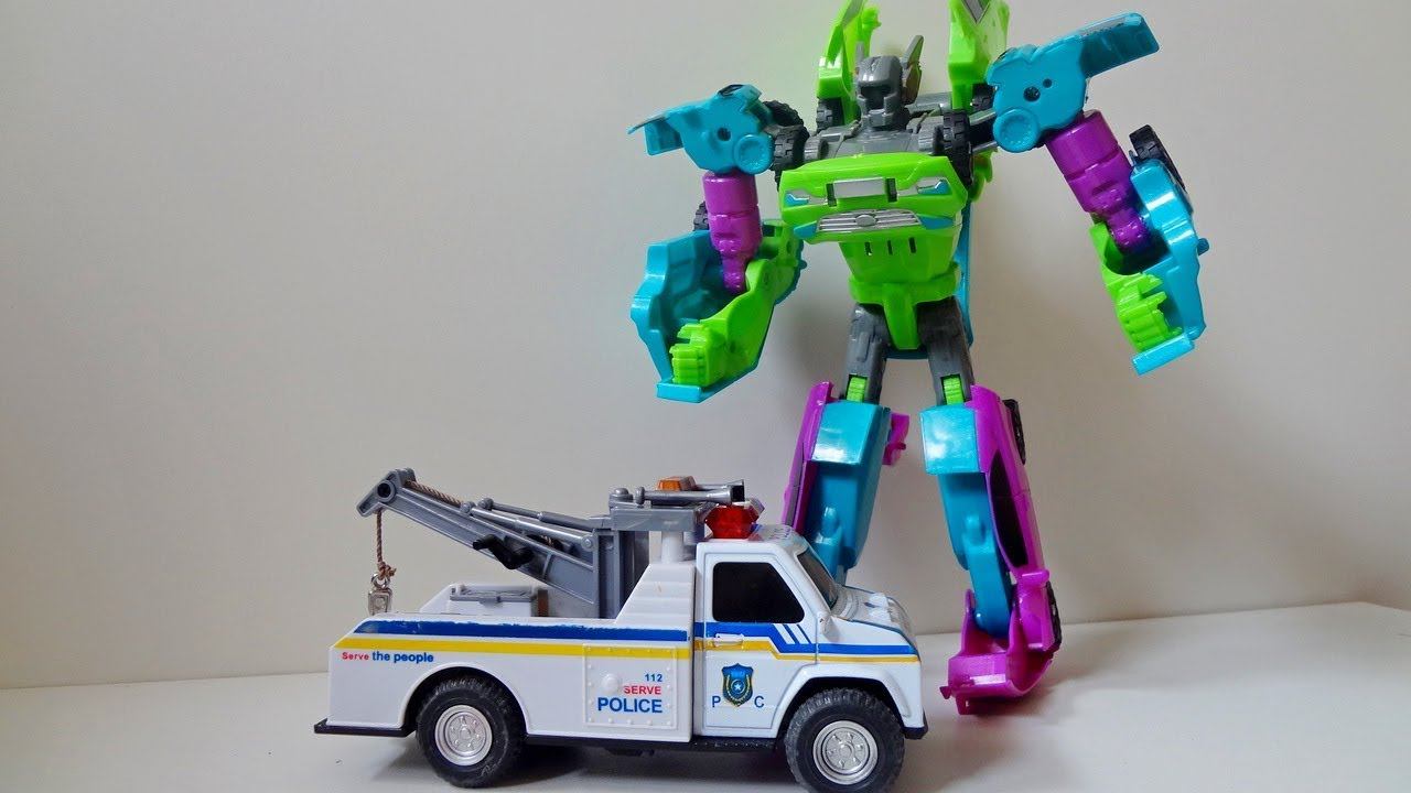 Тобот - трансформер Тритан и Эвакуатор. Игрушки для мальчиков смотреть онлайн