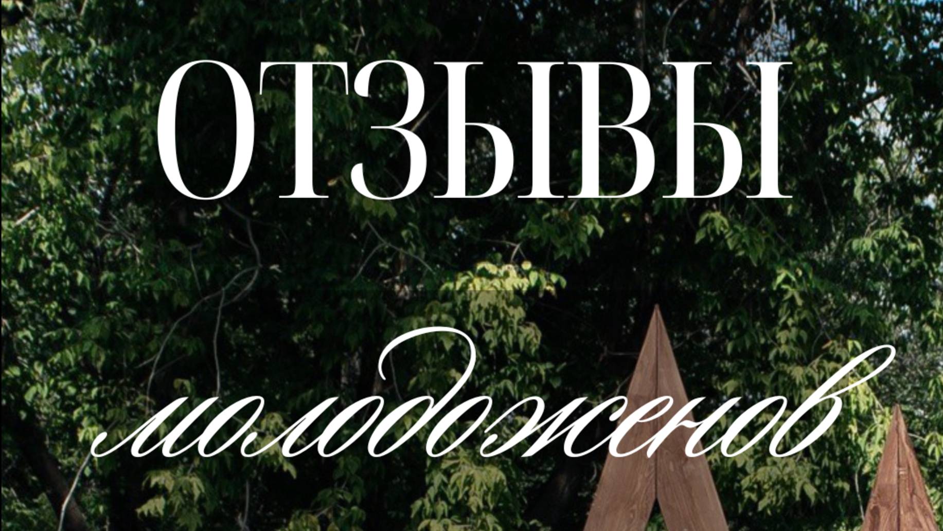 Видеоотзывы молодоженов