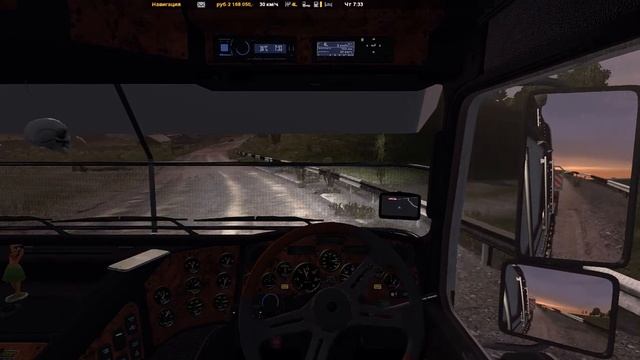 ETS2/Суровая Россия/Kenwornh K108/Австралиец по дорогам России