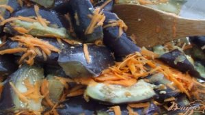 Осень в банке (баклажаны с морковью)