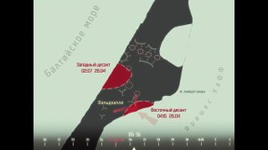 Фрагменты фильма, видео и фото с открытия выставки «Морской десант. Берег Балтики.1941-1945».