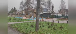 Детская спортивная площадка.