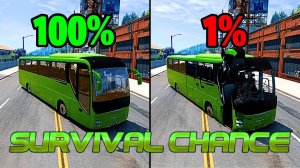 Реалистичные аварии с шансом на выживание #69 😱|BeamNG.Drive| Бименджи Драйв