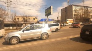 Красноярск,едем на троллейбусе,апрель 2025г.
