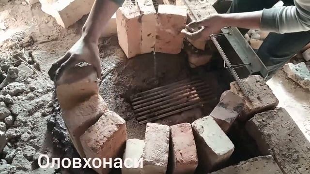 Tandir o'choq qurish/тандир очок жасоону уйронуу /тандир учок куриш/tandir o'choq qurish jarayoni. смотреть онлайн