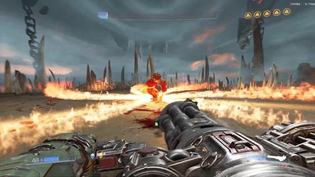 убиваю трёх нефороф в doom 2016👹 смотреть онлайн