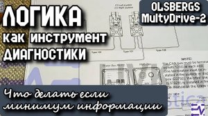 OLSBERGS MultyDrive-2. ЛОГИКА как инструмент ДИАГНОСТИКИ. Что делать если минимум информации.