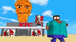 ХЕРОБРИН потолстел и ушёл на бегущий на ТИТАНАХ - Анимация для Майнкрафта