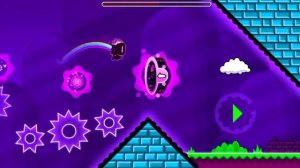 прохождение уровня Geometrical Dominator в Geometry dash