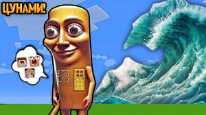 ДОМ ВНУТРИ ТУНГ ТУНГ ТУНГ САУР ПРОТИВ ЦУНАМИ В МАЙНКРАФТ 2 НУБА И ДЕВУШКА ПРО