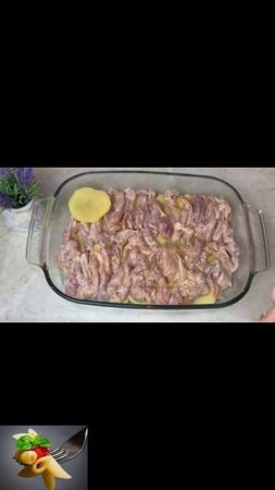 Картошка и Куриное в духовке! Просто и Очень Вкусно! #топыкатегорий