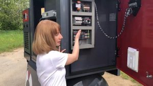 Винтовой компрессор OZEN на ресивере с осушителем