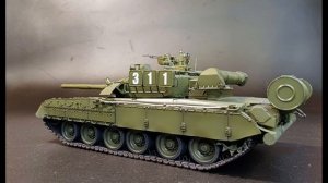 Т-80УЕ-1 в масштабе 1:35. Trumpeter 09579. T-80UE-1 inscale 1:35