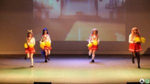 Групповое косплей дефиле - Коната, Цукаса, Кагами, Миюки - Лаки Стар/Счастливая звезда, DViZh FEST