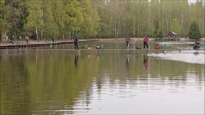 Форель размазана по горизонту. Клёвое место, Лосиный остров, спорт-зона.