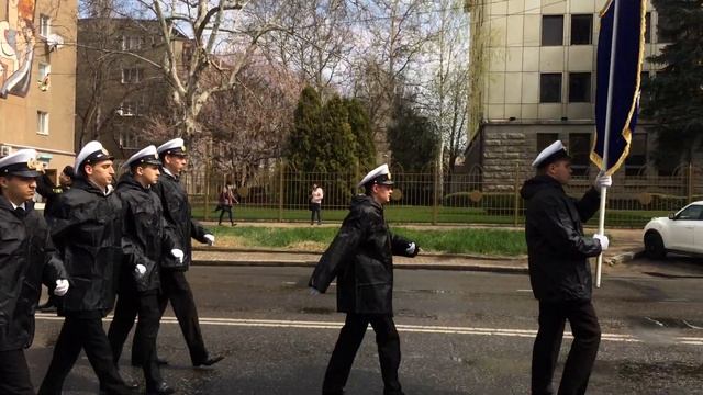 Марш курсантов Морской академии 10 апреля 2019 года смотреть онлайн