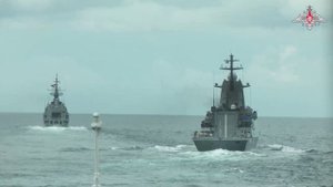 Корабли ВМФ России провели учение в Камбодже