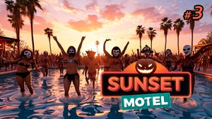 ВЕЧЕРИНКА У БАССЕЙНА и НОВЫЕ СОТРУДНИКИ ⫽ 🌅Sunset Motel #3