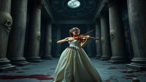 Violin and electric guitar metal music 44