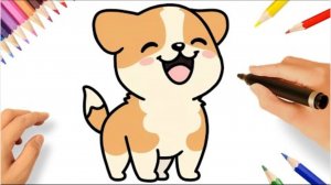 КАК ЛЕГКО НАРИСОВАТЬ ЩЕНКА 🐕