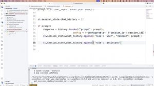 3 -Creating Session History for Chat in Streamlit