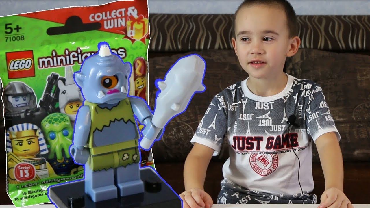 Открываем пакетики Лего - Минифигурки. Игрушки Лего для детей. Lego Minifigures 13 series смотреть онлайн