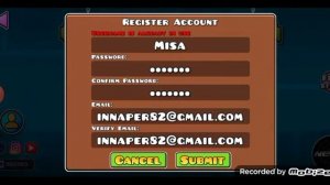 Как войти в аккаунт Geometry Dash2.2