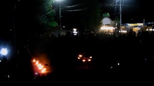 Офелия в огне в Парке Кирова 08.09.18. Фаер-шоу