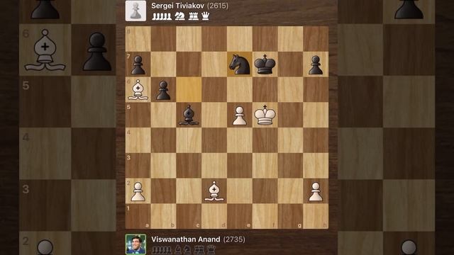 Viswanathan Anand vs Sergey Tiviakov • Netherland, 1996