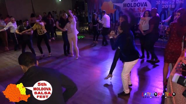 Chris Cross & Andreea Georgescu ( Social Salsa ) @ Moldova Salsa Festival 2018 ( #718 ) смотреть онлайн