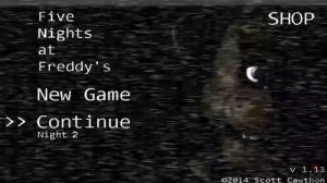 5 ночей с Фредди 1 (2 ночь)