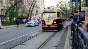 Парад трамваев в г. Москва, 2022 г.