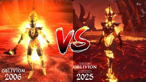 Oblivion Remastered vs Original - Сравнение существ и монстров (Chato)