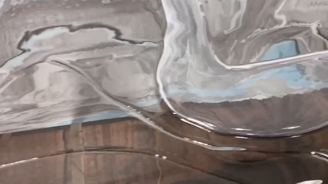 Leggari Dirty Pour Technique Done On A Wooden Surface | Step By Step Process | Countertop Ideas смотреть онлайн