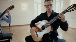 Uarekena by Sergio Assad, performed by Weimar Guitar Quartet