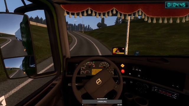 Стрим по Euro Truck Simulator 2  Версия (1.50.4.0) груз на 3300км