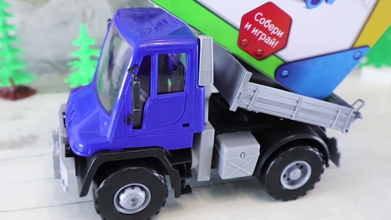 Машины, Трактора и Паровозы для детей. Детское видео с игрушками смотреть онлайн