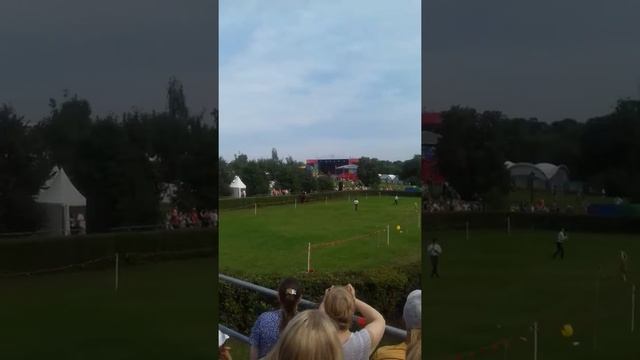 Конные выступления на фестивале Русское поле 2017 год