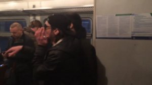 Крутое рэп-регги в электричке/cool rap-reggae in Moscow metro