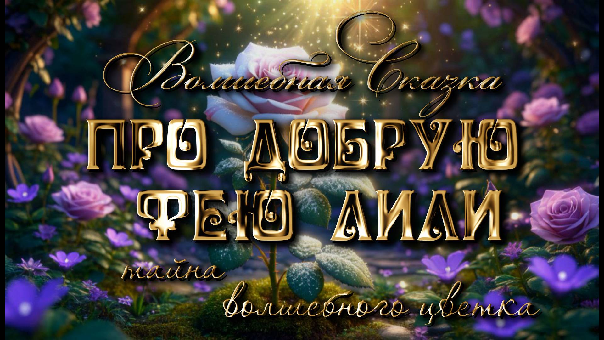 Сказка про фею Лили. Тайна волшебного цветка.
