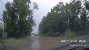 Последствия урагана в Самаре 06.08.14