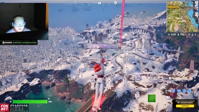 helin139 РАССКАЗЫВАЕТ АНЕКДОТЫ И ПОКАЗЫВАЕТ КАК ИГРАТЬ В fotnite! helin В вайбовом дуо С Ростиком!