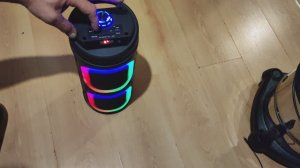 Колхозный ремонт китайской колонки ABS-4215 LED/Bluetooth/20W