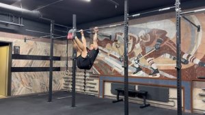 Строгие подъемы ног к турнику (прямые)|Hanging Leg Raises