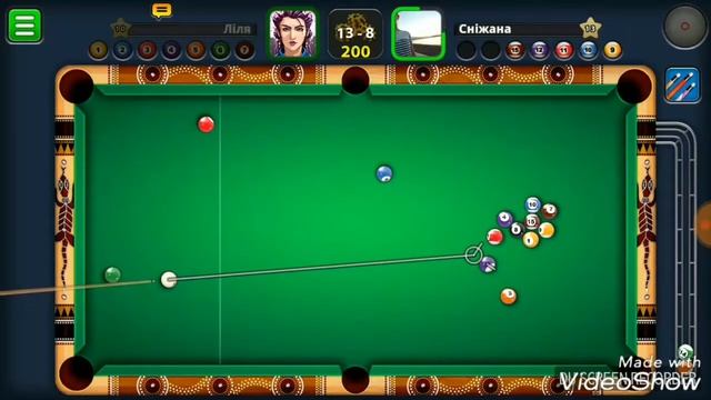 ИГРАЕМ В 8 BALL POOL,   Я ВЫИГРАЛАА!!!