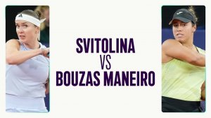 18.04.25. Элина Свитолина - Джессика Бузас Манейро. WTA 250 Rouen. Svitolina - Bouzas Maneiro
