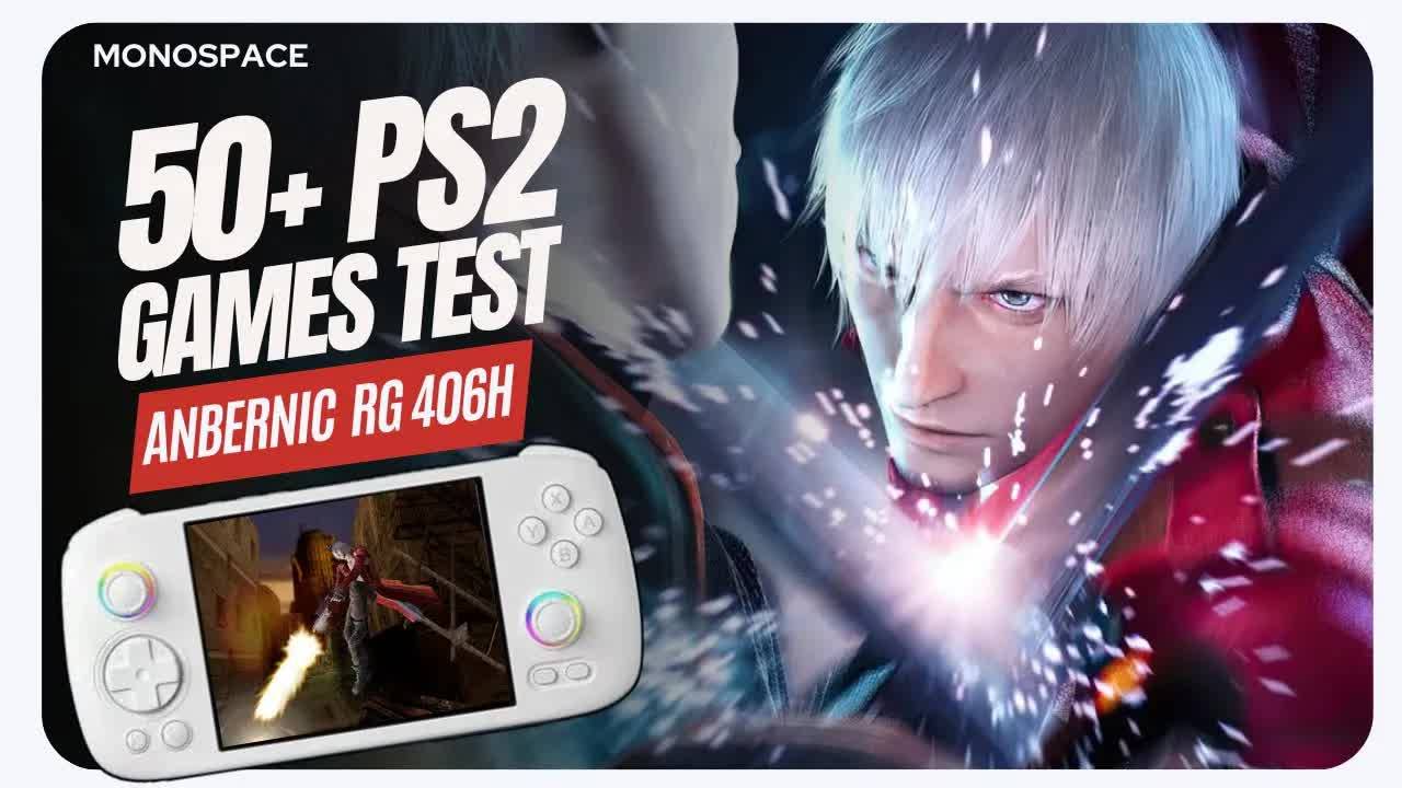 50+ игр с PS2 на Anbernic RG406H