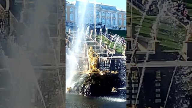 Петергоф. Петродворец.Запуск фонтанов. Нижний парк